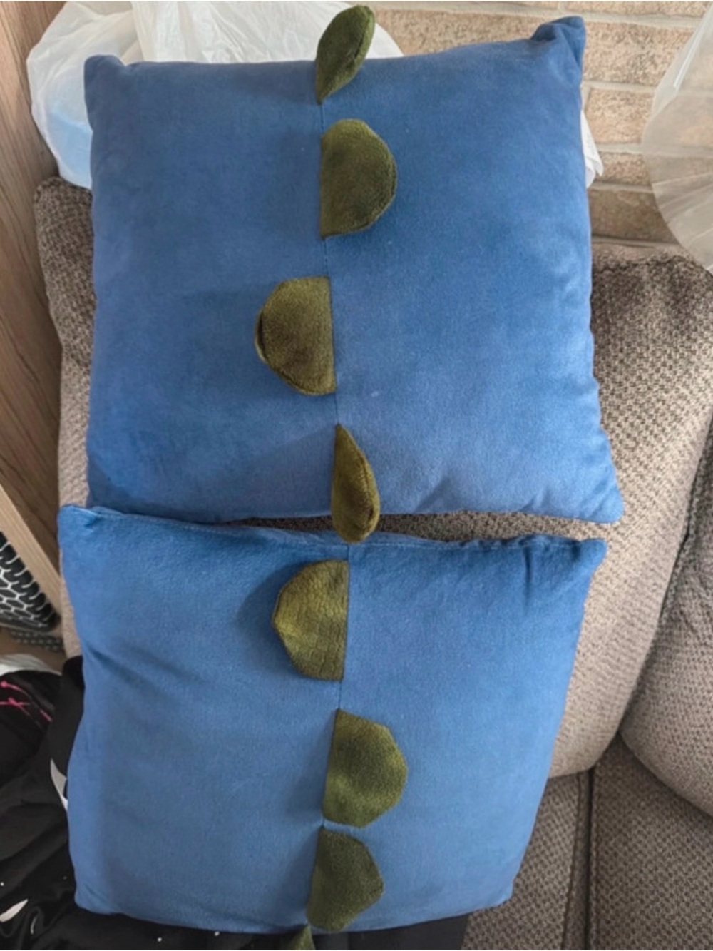 Dinosaur pillows